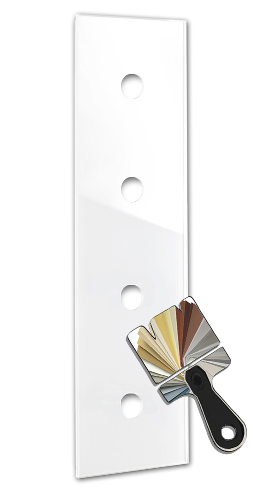 Retro front panel in glass look. CAMBRIDGE