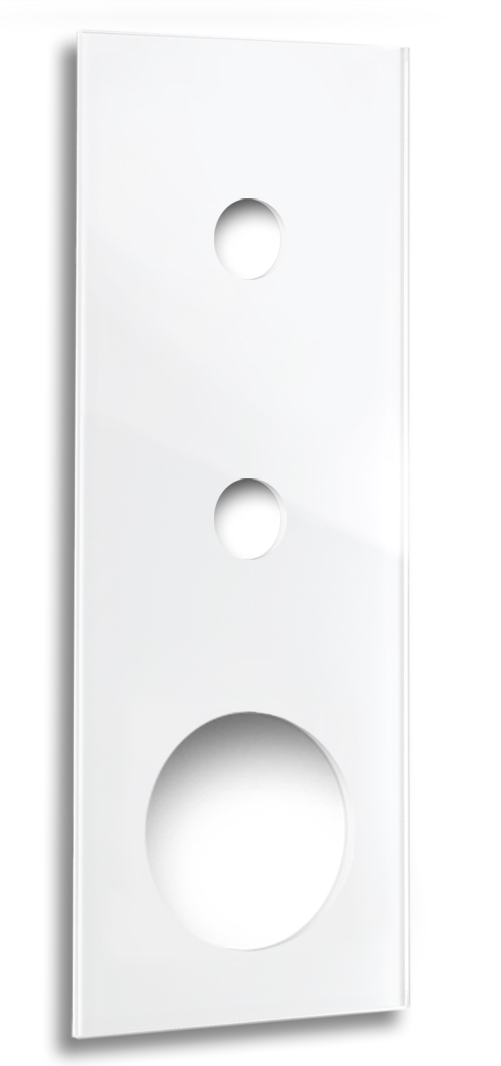 Retro front panel in glass look. CAMBRIDGE