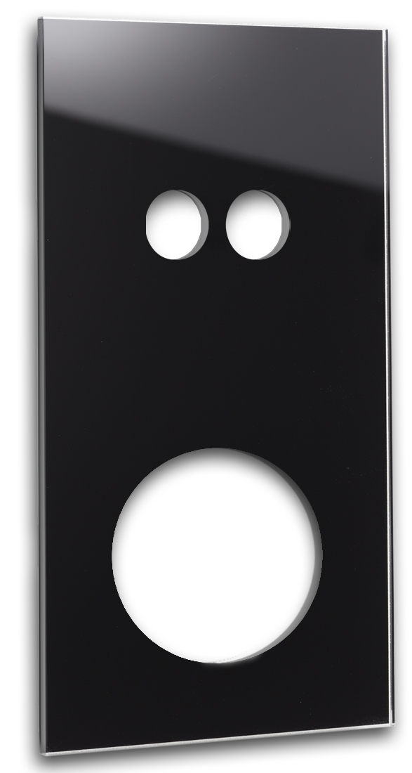 Retro front panel in glass look. CAMBRIDGE