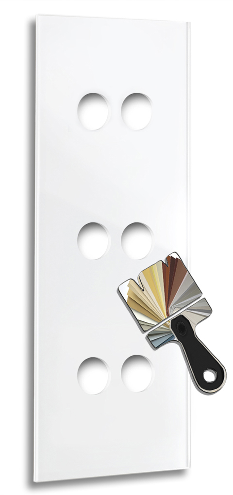 Retro front panel in glass look. CAMBRIDGE