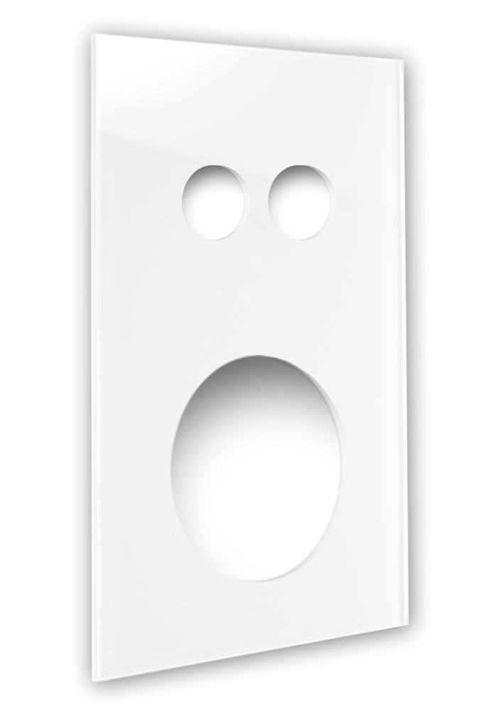 Retro front panel in glass look. CAMBRIDGE