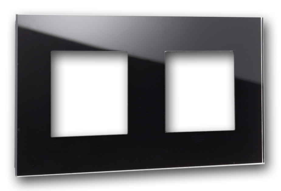 Glass-look frame. MAXIM