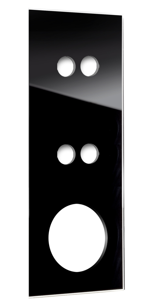 Retro front panel in glass look. CAMBRIDGE