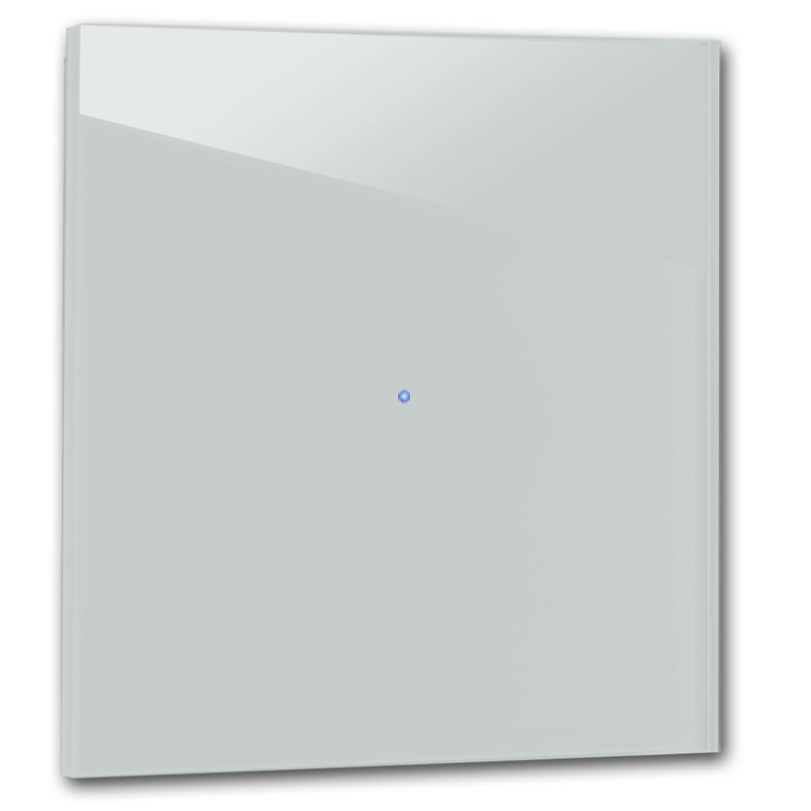 Touch Light Switch 1gang Farrow Ball 85 oval room glass optics 230V blue