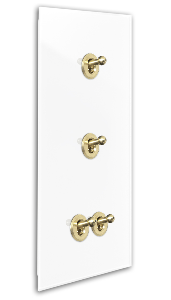 Retro switch in glass look CAMBRIDGE