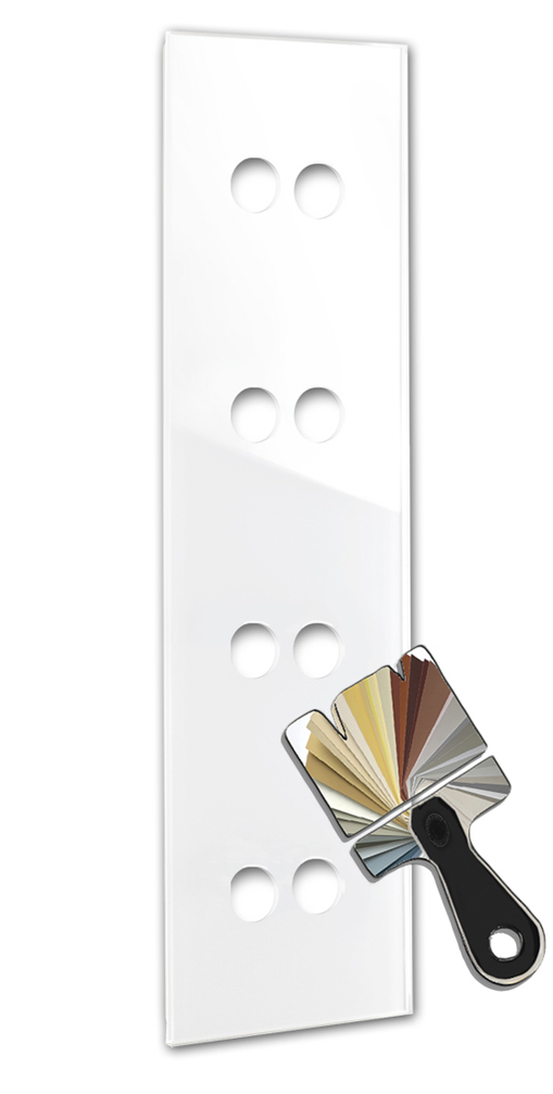 Retro front panel in glass look. CAMBRIDGE