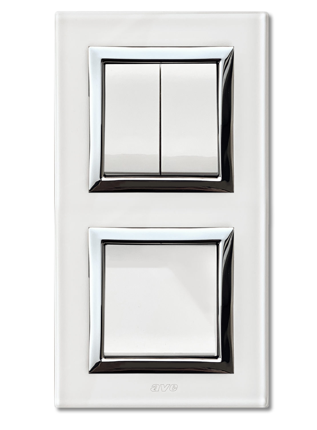 Glass light switch 2-way AVE