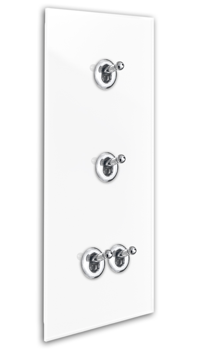 Retro switch in glass look CAMBRIDGE