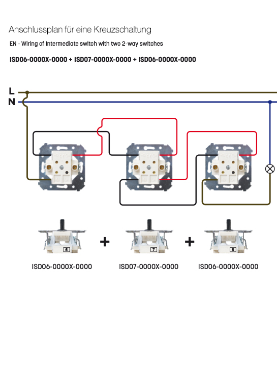 Light switch insert with 1 black toggle Vectis