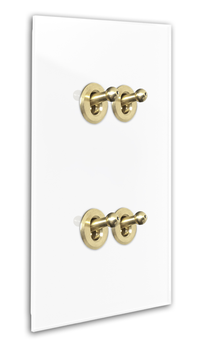 Retro switch in glass look CAMBRIDGE