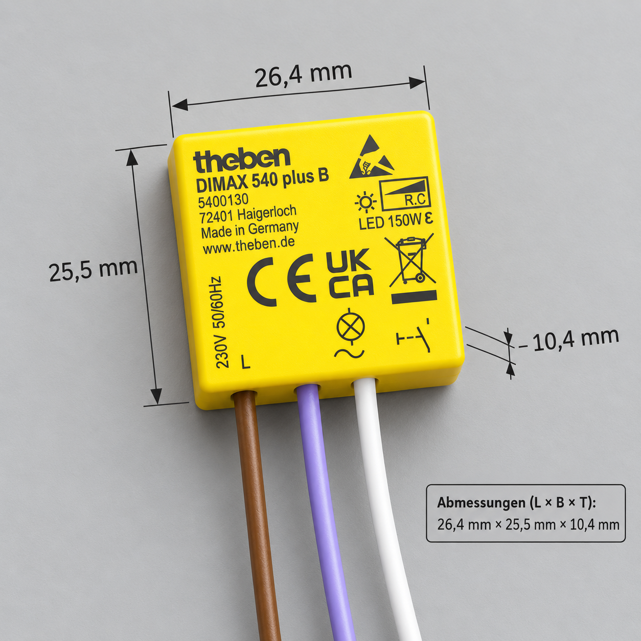 Mini universaldæmper theben DIMAX 540 plus B