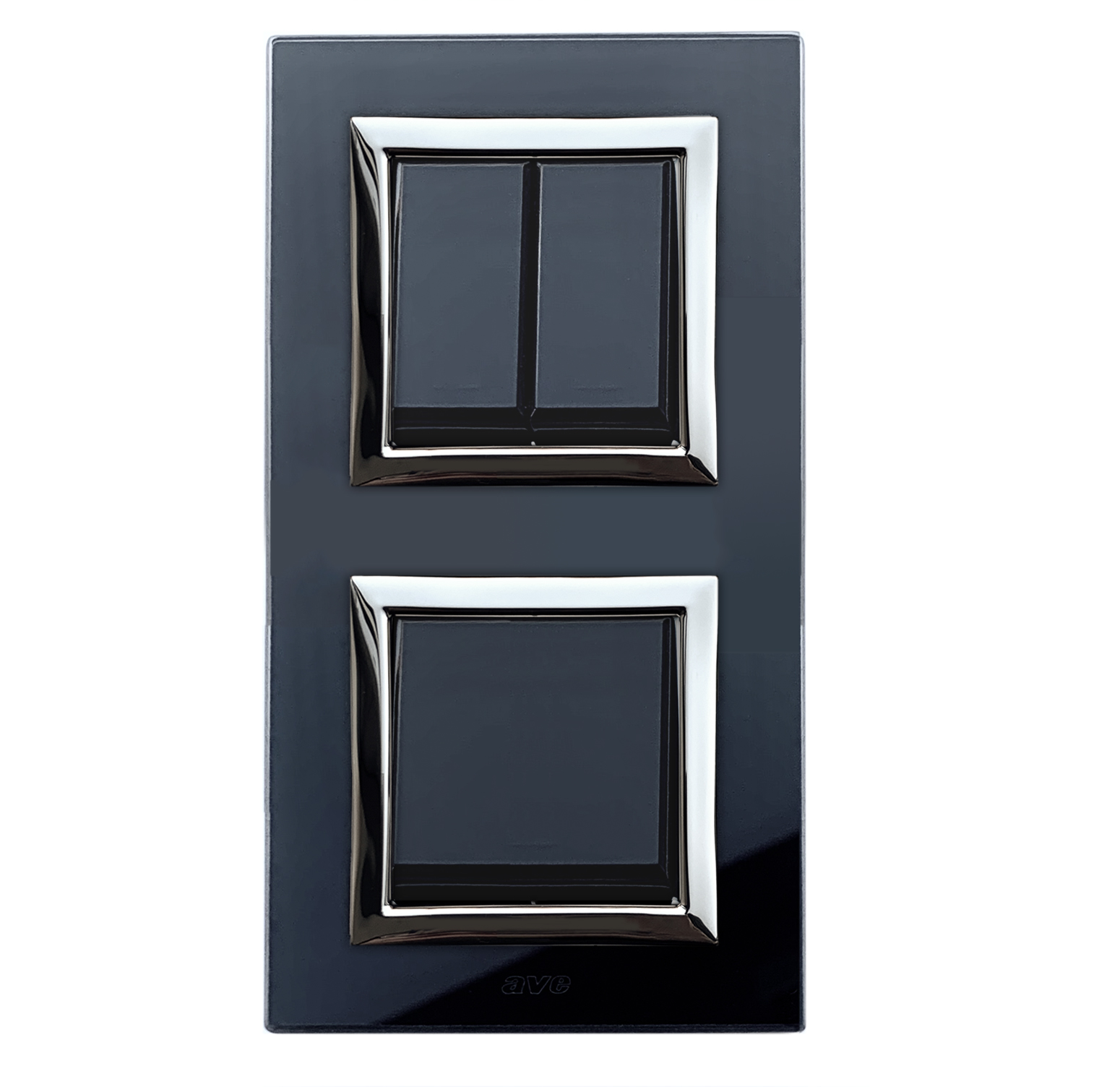 Glass light switch 2-way AVE