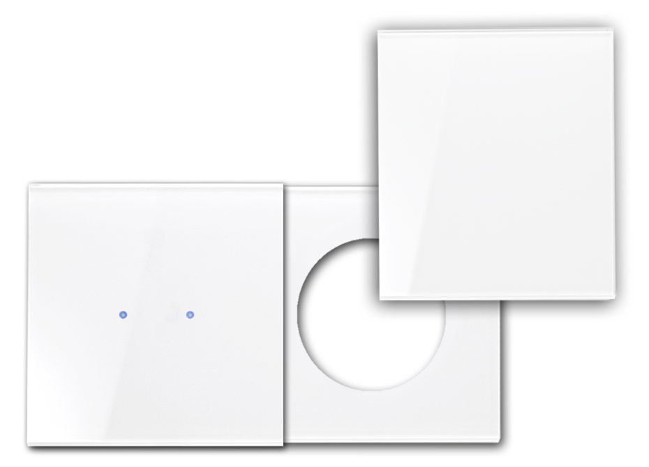 Touchscreen-frontpanel NOVA - glasoptik