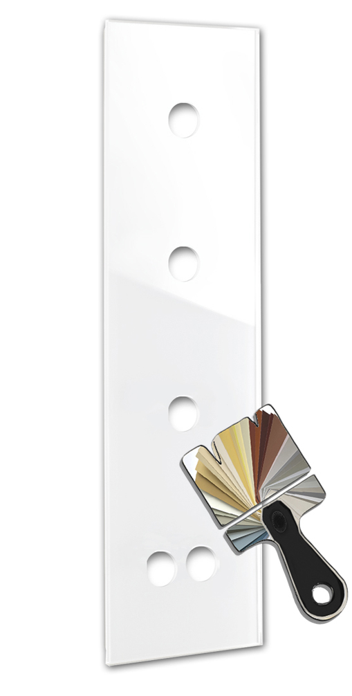 Retro front panel in glass look. CAMBRIDGE