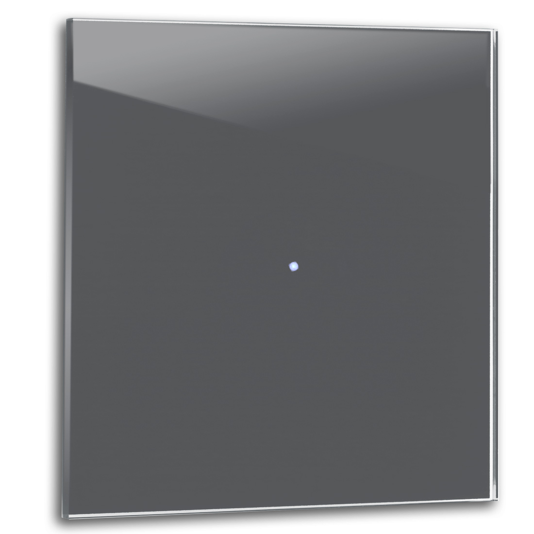 Touch switch 1gang Farrow Ball 26 Down Pipe glass optics 230V change Grey