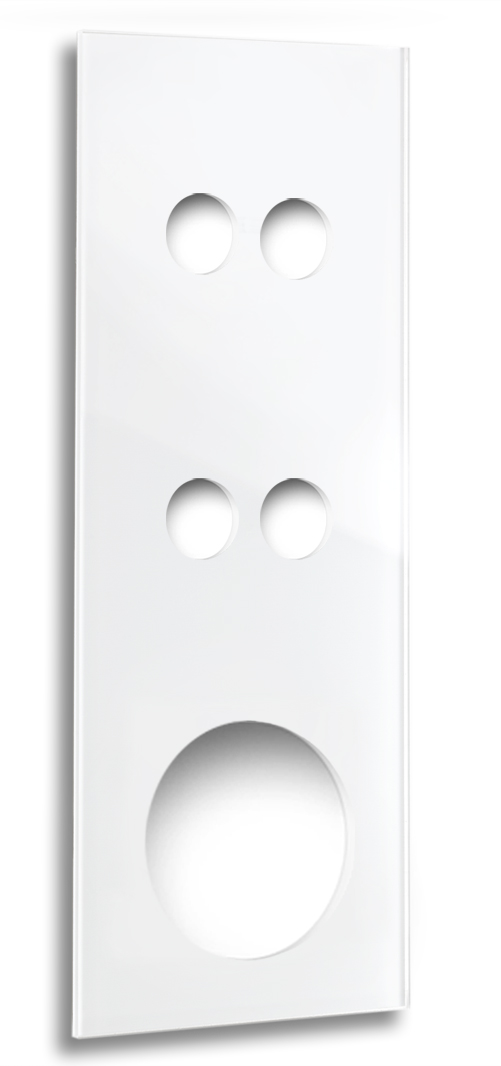 Retro front panel in glass look. CAMBRIDGE