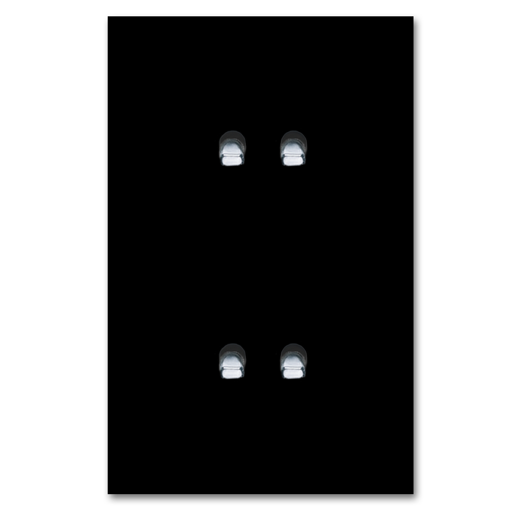 Toggle switch metal matte black chrome 4 gang 2 way. Square Series