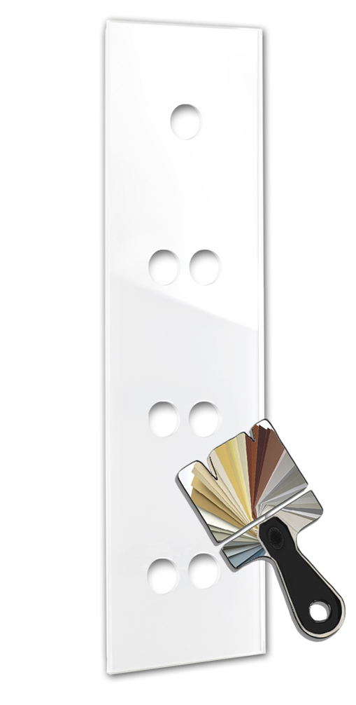 Retro front panel in glass look. CAMBRIDGE