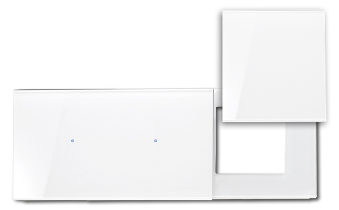 Touchscreen-frontpanel NOVA - glasoptik