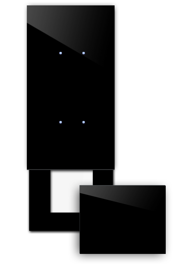 Touch panel NOVA - glass optics