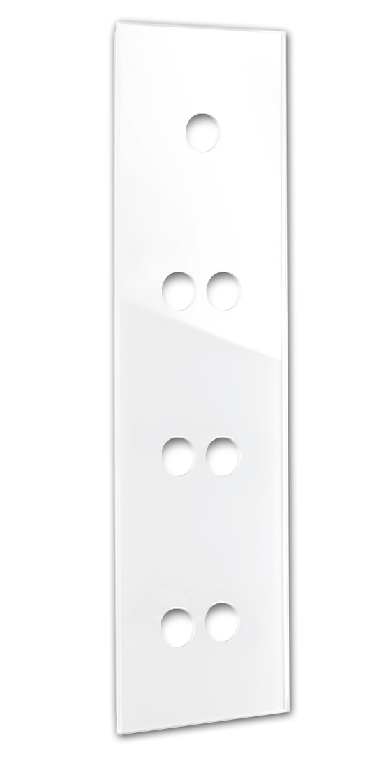 Cache CAMBRIDGE pour culbuteurs - aspect verre sept fois. Blanc