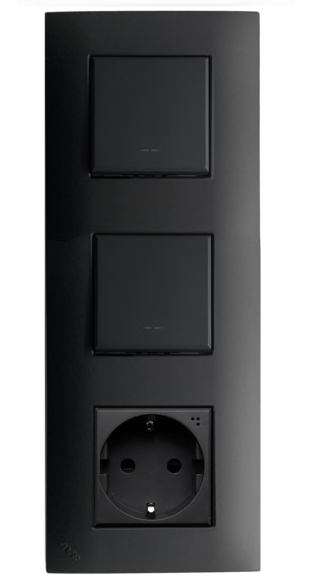 Light switch YOUNG Graphite-black matt