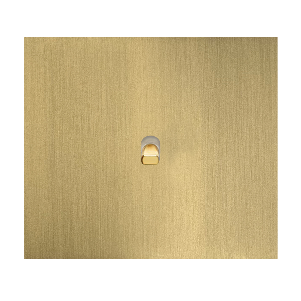 Toggle switch metal in old gold 1 gang 2 way. Square Series